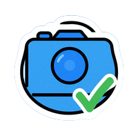 Blue video-verified camera badge shown on real ShantiDate women